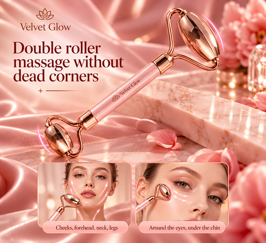 Velvet Glow Ice Roller & Gua Sha Set