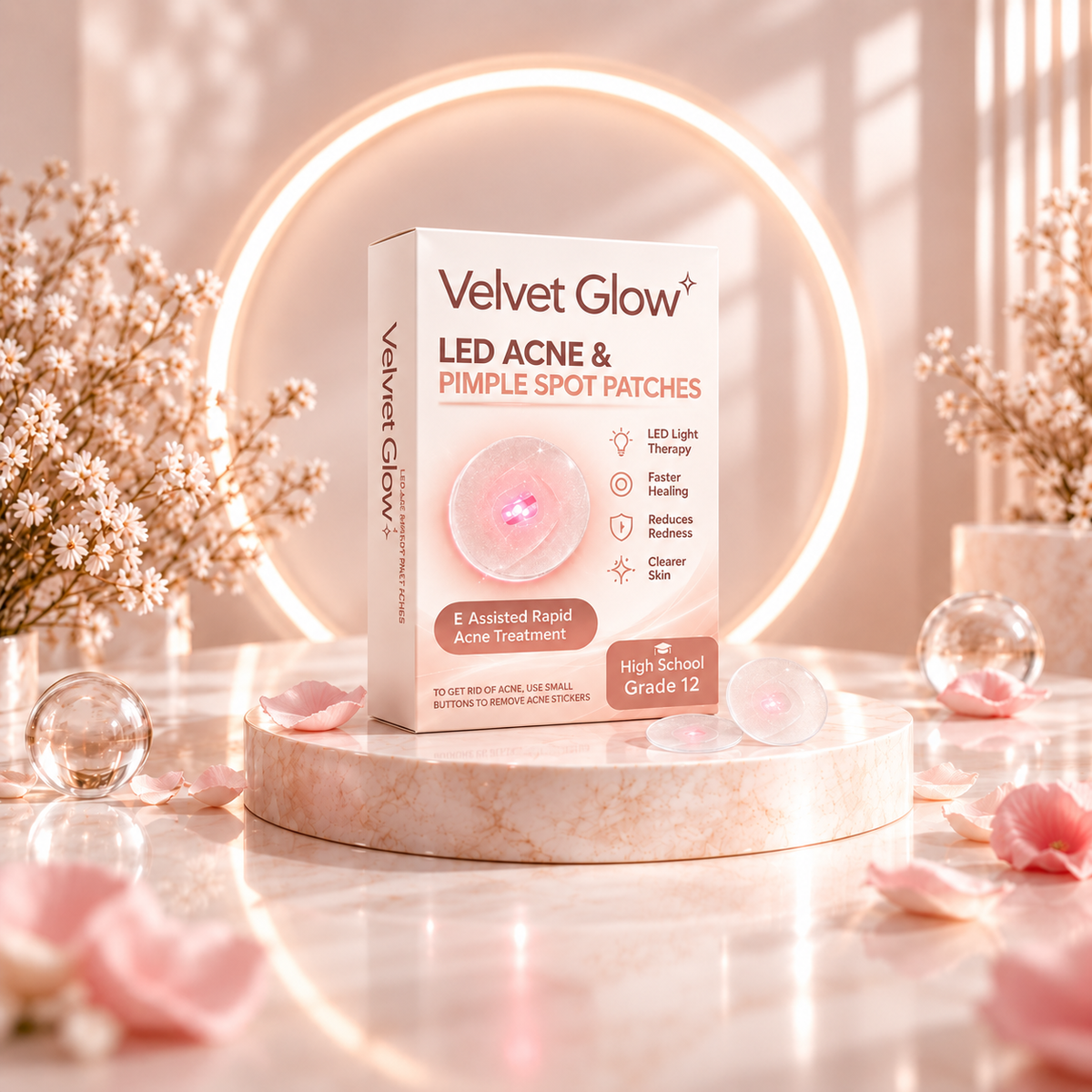 Velvet Glow Infrared Acne & Pimple Spot Patches