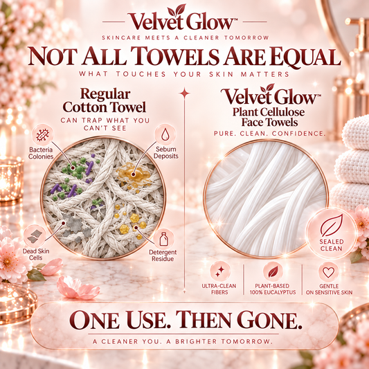 Velvet Glow Soft Cleanse Face Towels