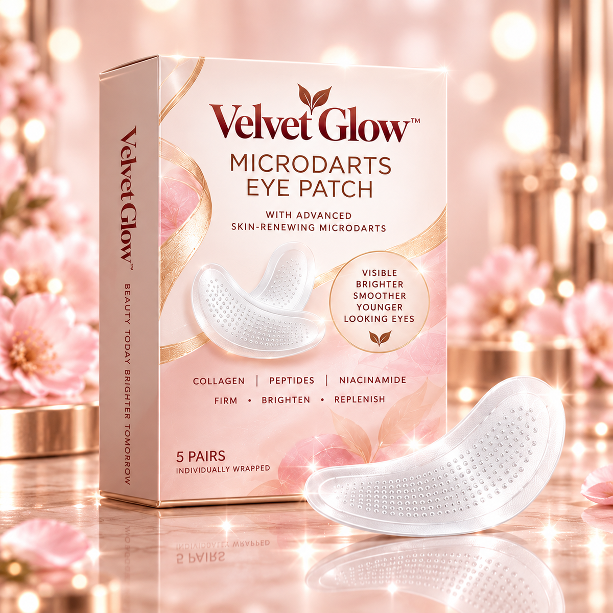 Velvet Glow Hyaluronic Eye Patches