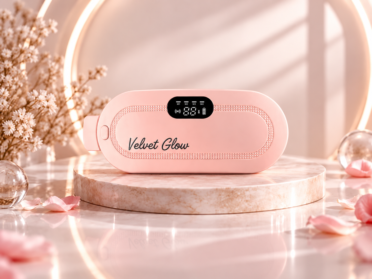 Velvet Glow Period Relief Belt